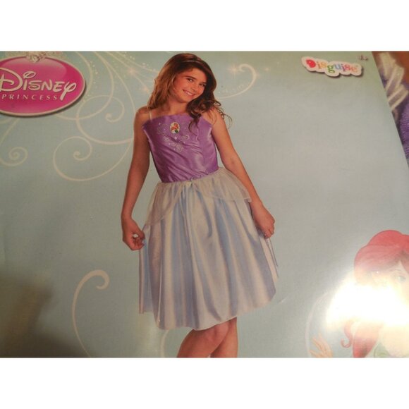 Princess Ariel Dress Halloween Costume Dress-up Play  Size Girls 4-6 Disney - Picture 4 of 11